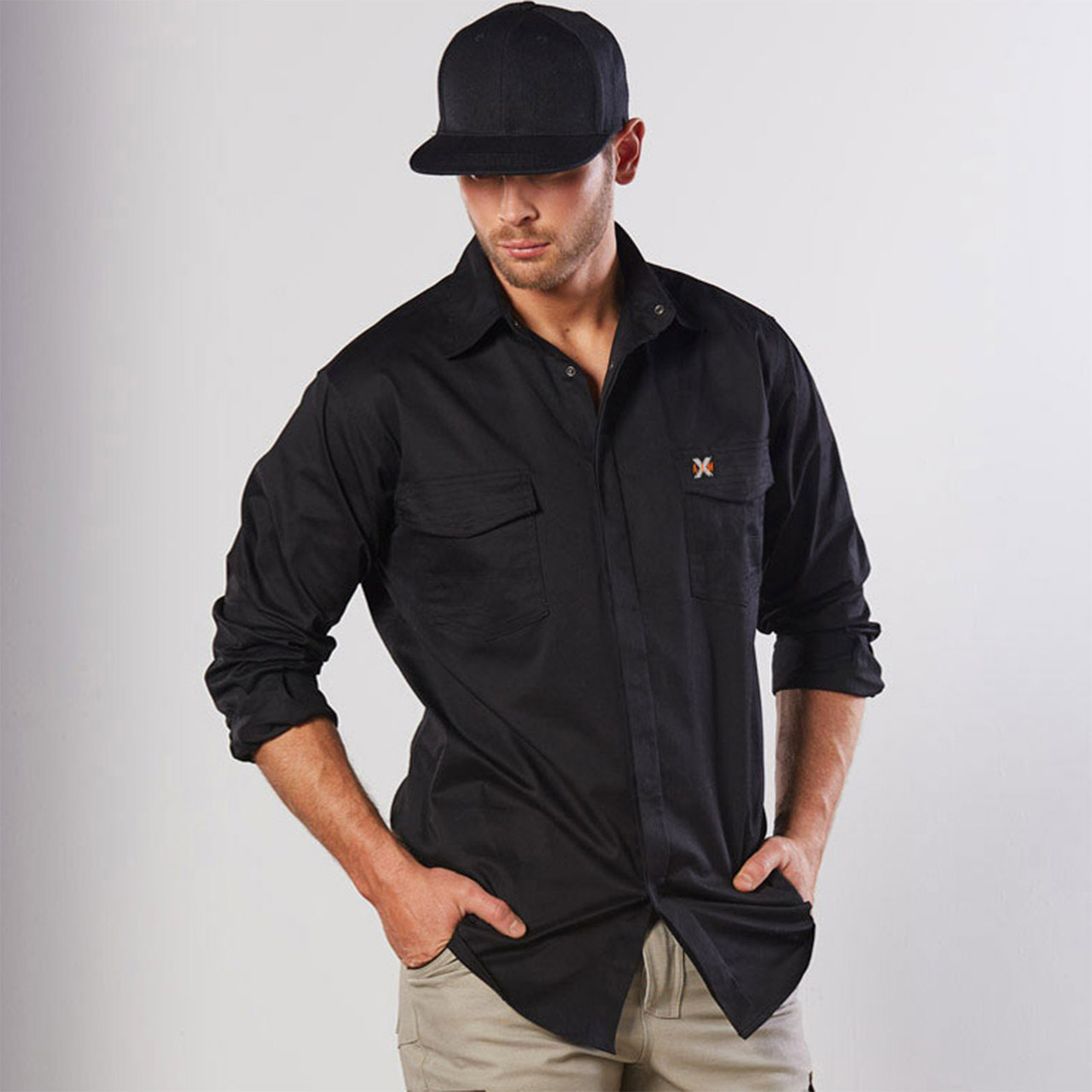 Wholesale Mens Stretch Work Shirt | 2 