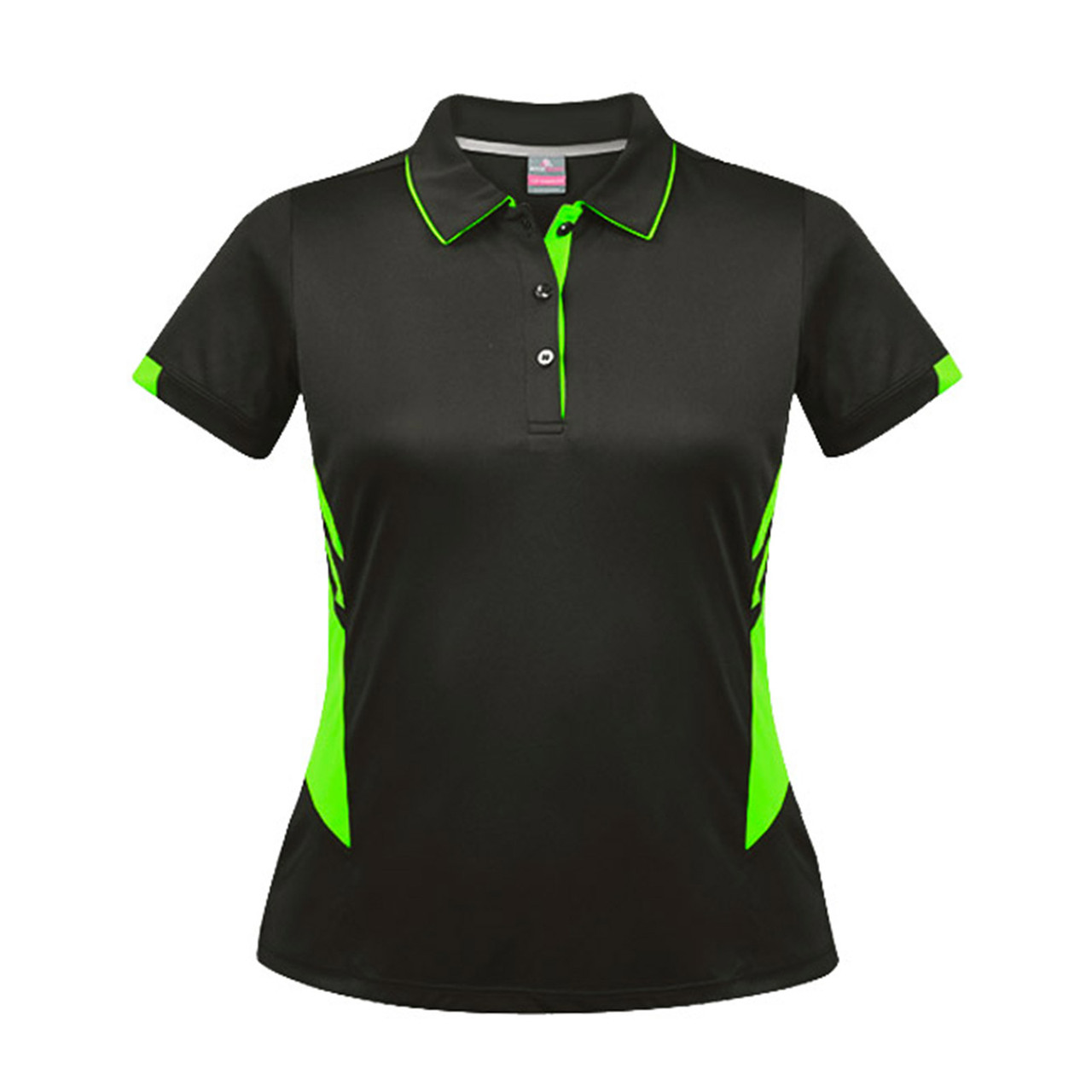 Buy Plain Ladies Contrast Sports Polo Shirts | Bulk Buy Team Wear Online