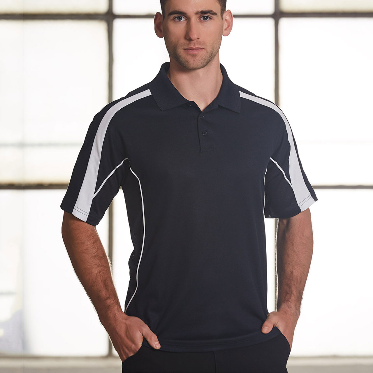 Wholesale Mens TrueDry Contrast Sport Polo Shirt | Shop Team Uniform Online