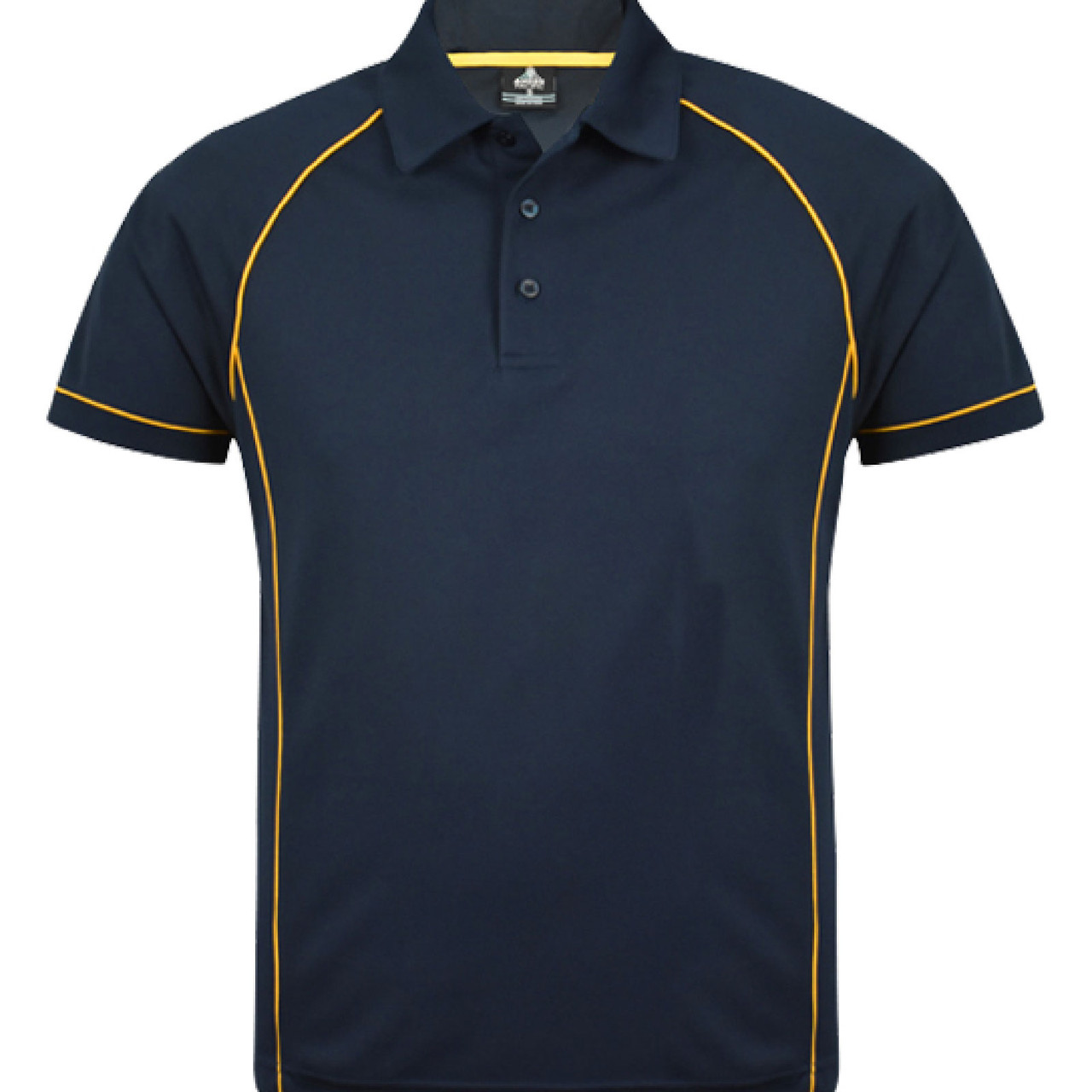 Plain Mens Contrast Piping Sports Polo 