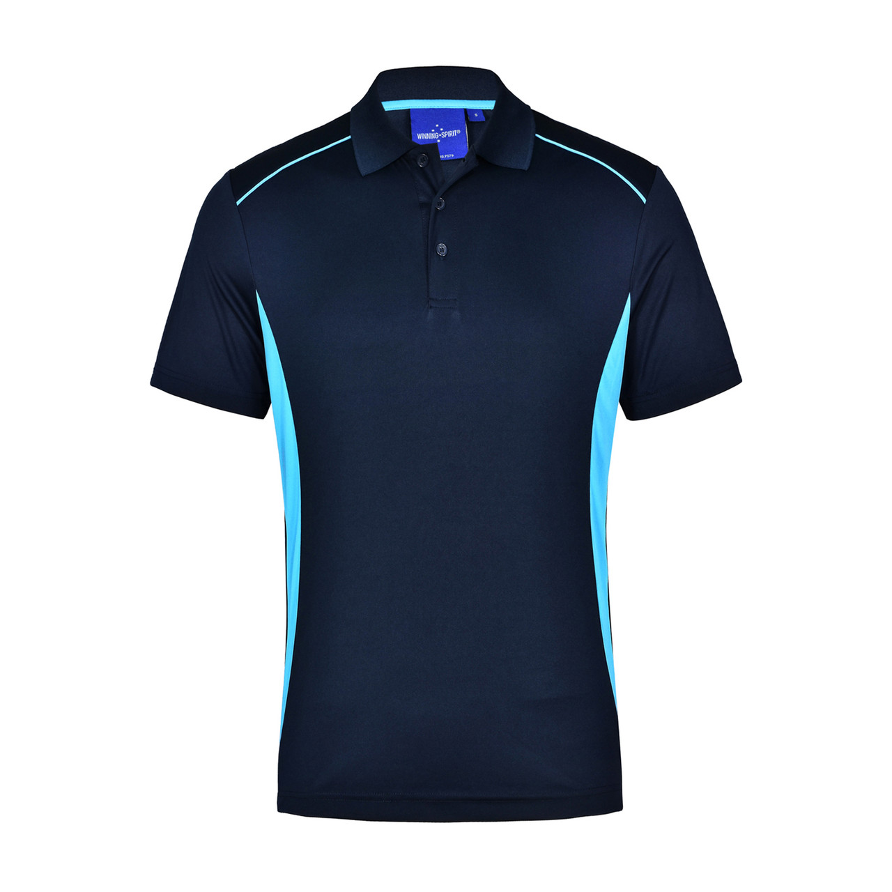 CoolDry Short Sleeve Contrast Polo Shirts | Bulk Buy Active Wear Online