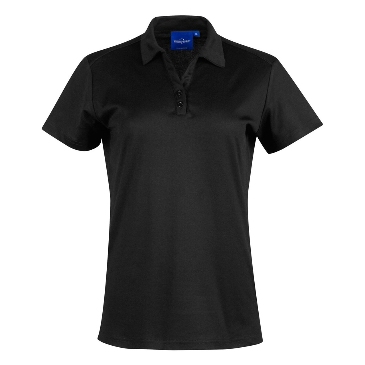 Shop Ladies Quick Dry Short Sleeve Polo Shirts Plain Sports Apparel