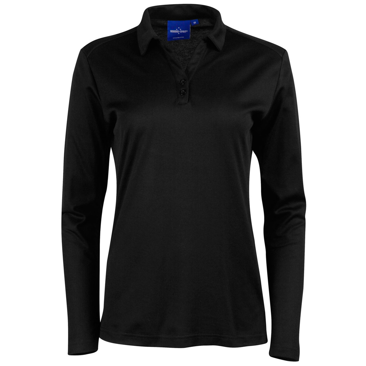 Women's long sleeve collared t shirts clearance