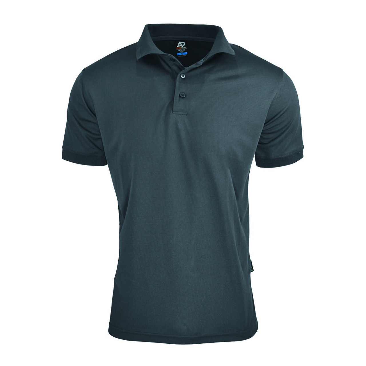 LEVITY | Mens Honeycomb Knit Polyester Polo Shirt - Blank Clothing