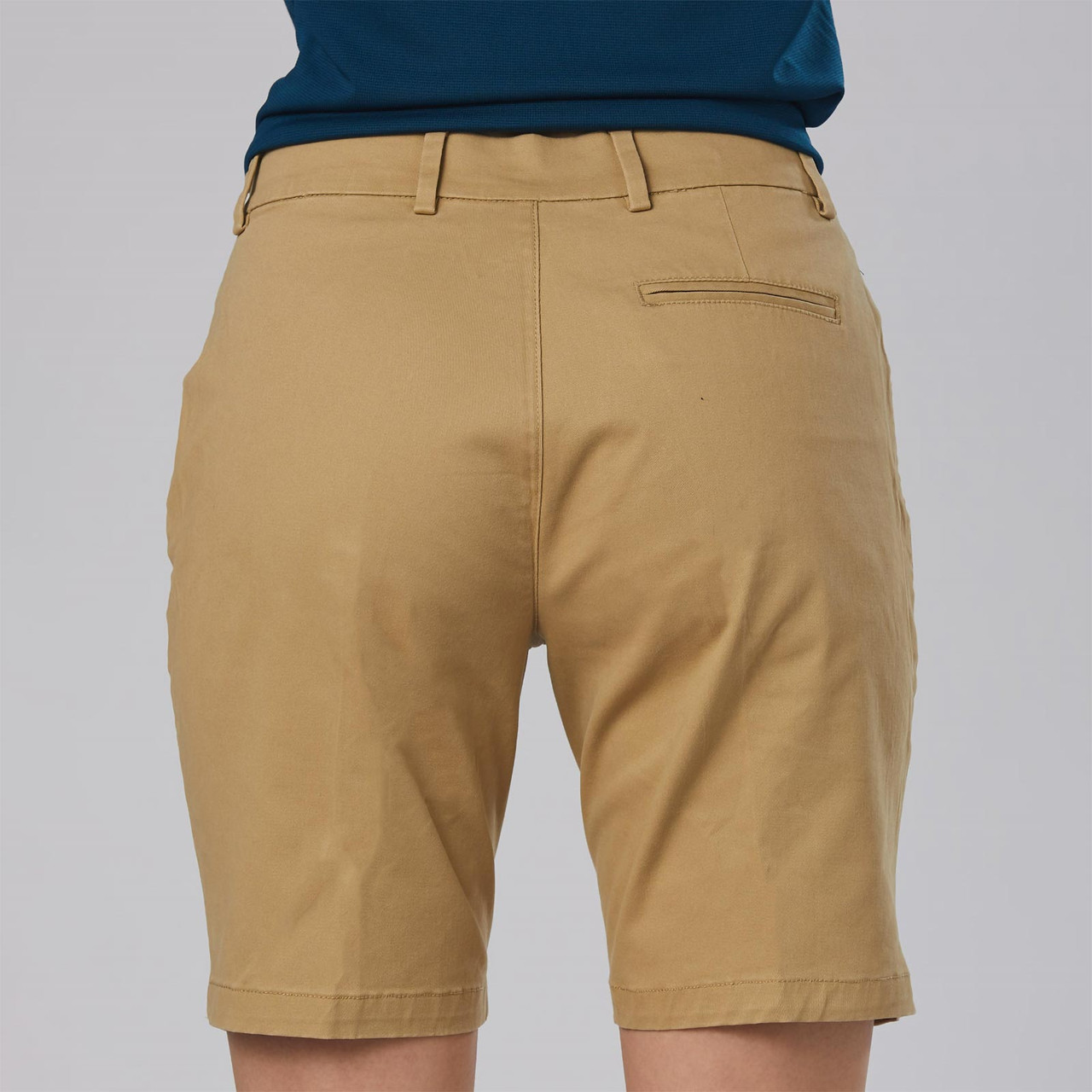 Ladies Slim Fit Stretch Chino Shorts 