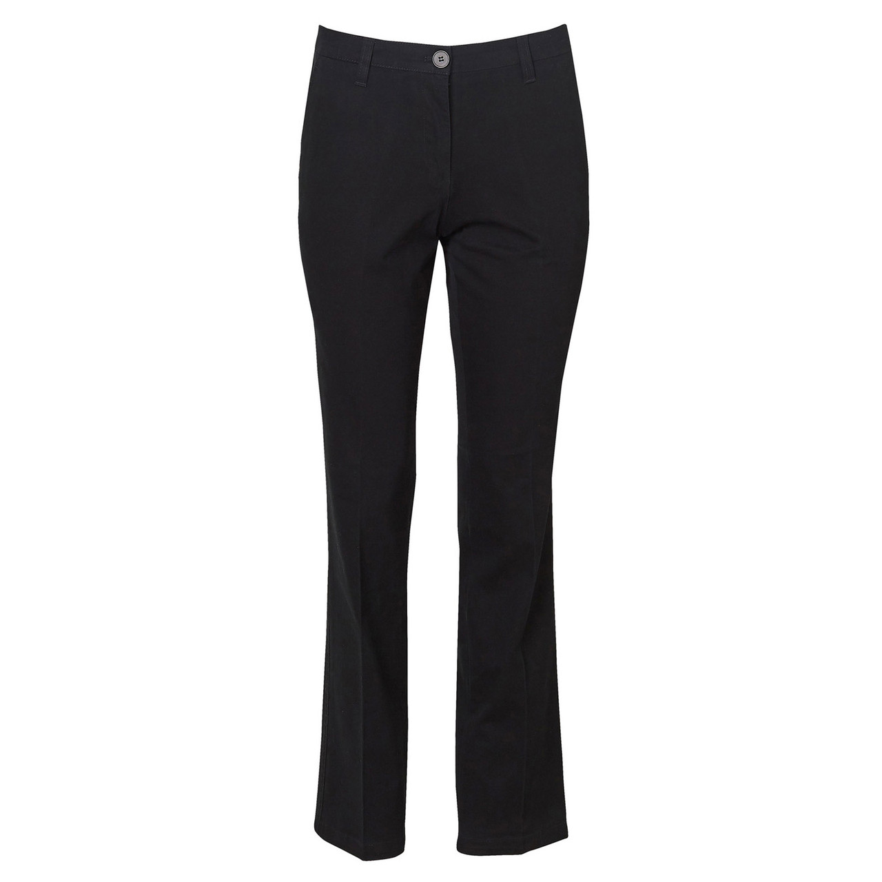 Shop Ladies Classic Fit Straight Chino Pants | Bulk Discount Clothing ...