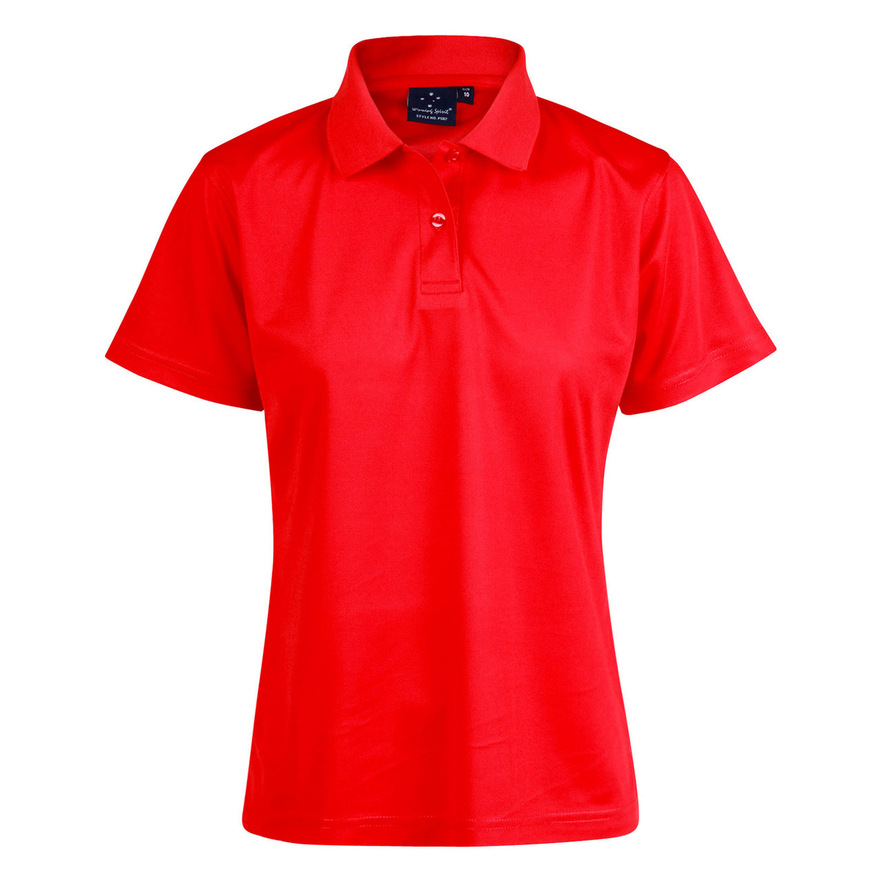 womens red polo shirt near me