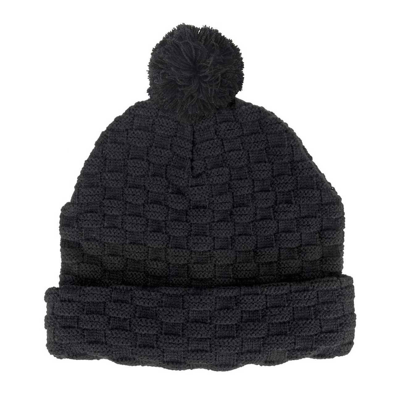 Wholesale Pom Pom Acrylic Knit Beanie 