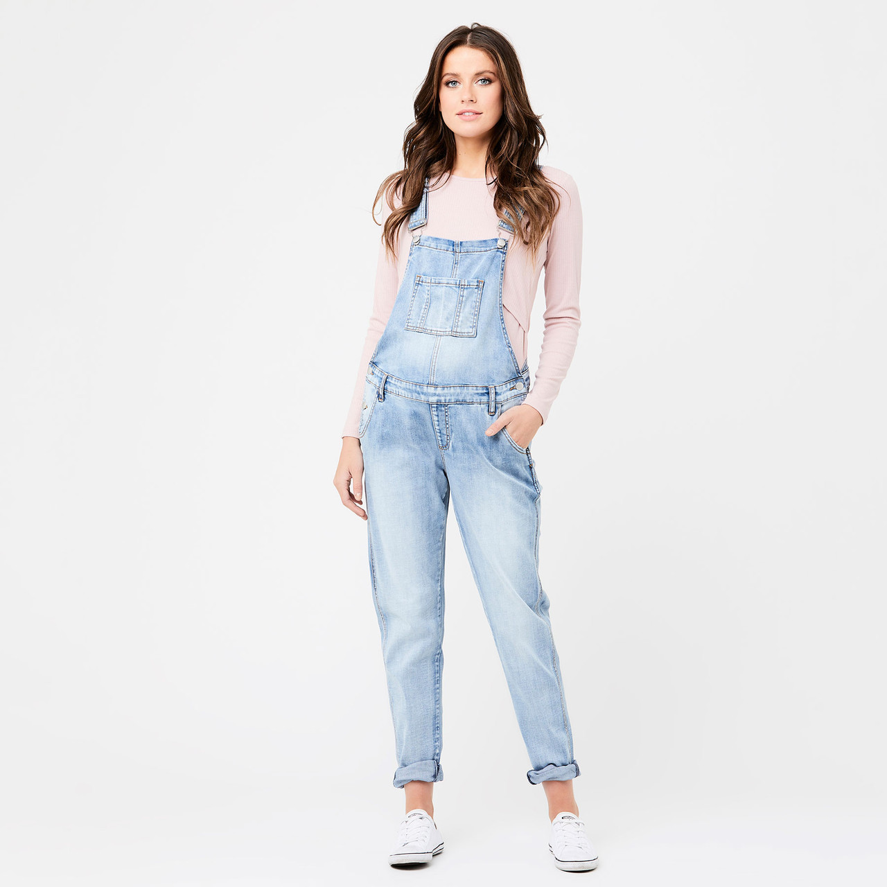 Buy Ripe Maternity Denim Overalls Pale Blue Shop Pregnancy Clothing