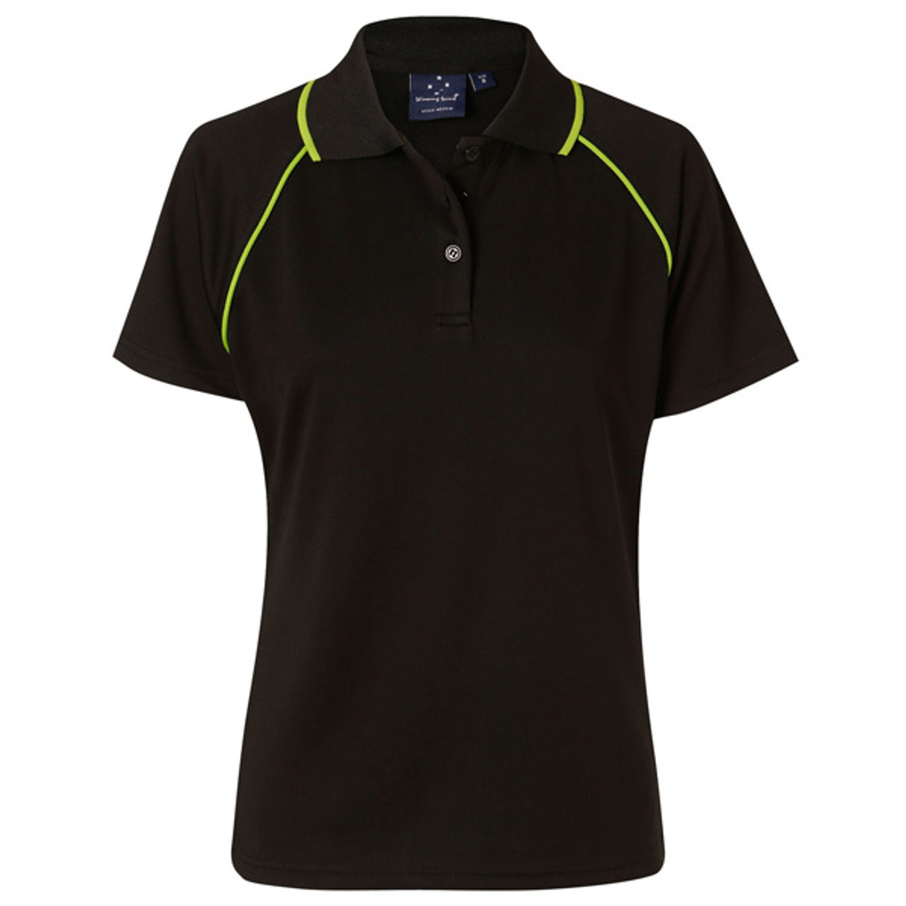 Women CoolDry Short Sleeve Contrast Polo Shirts | Shop Wholesale Online