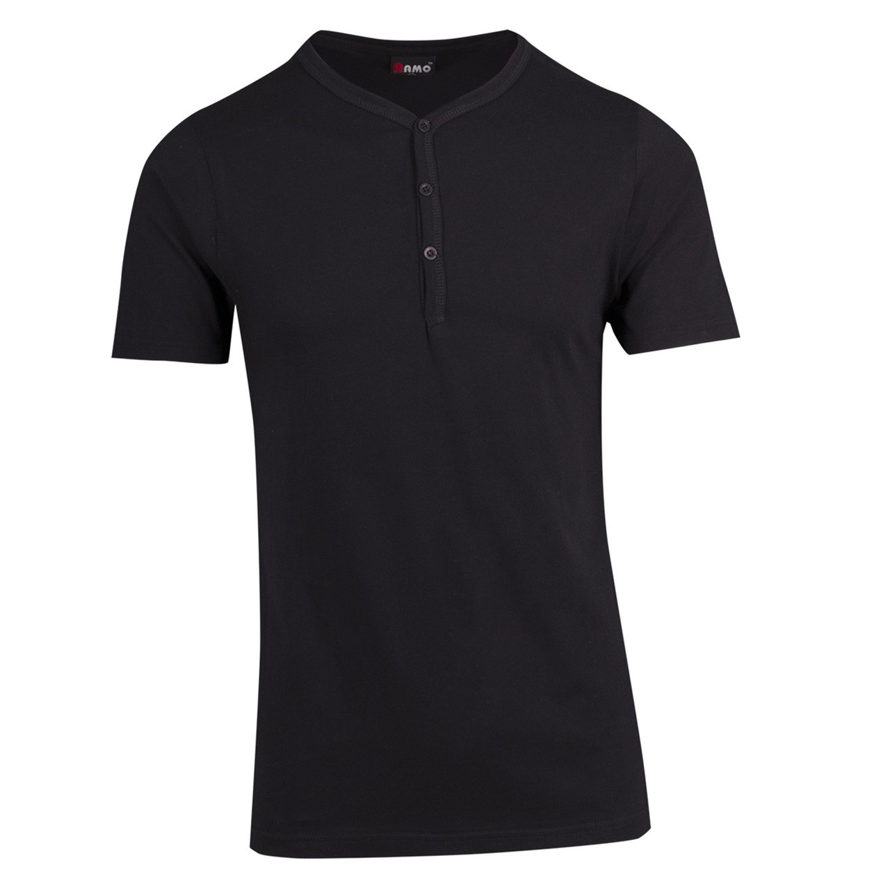 Plain Men Henley Button-Neck T-Shirts | Shop Blank Clothing Australia