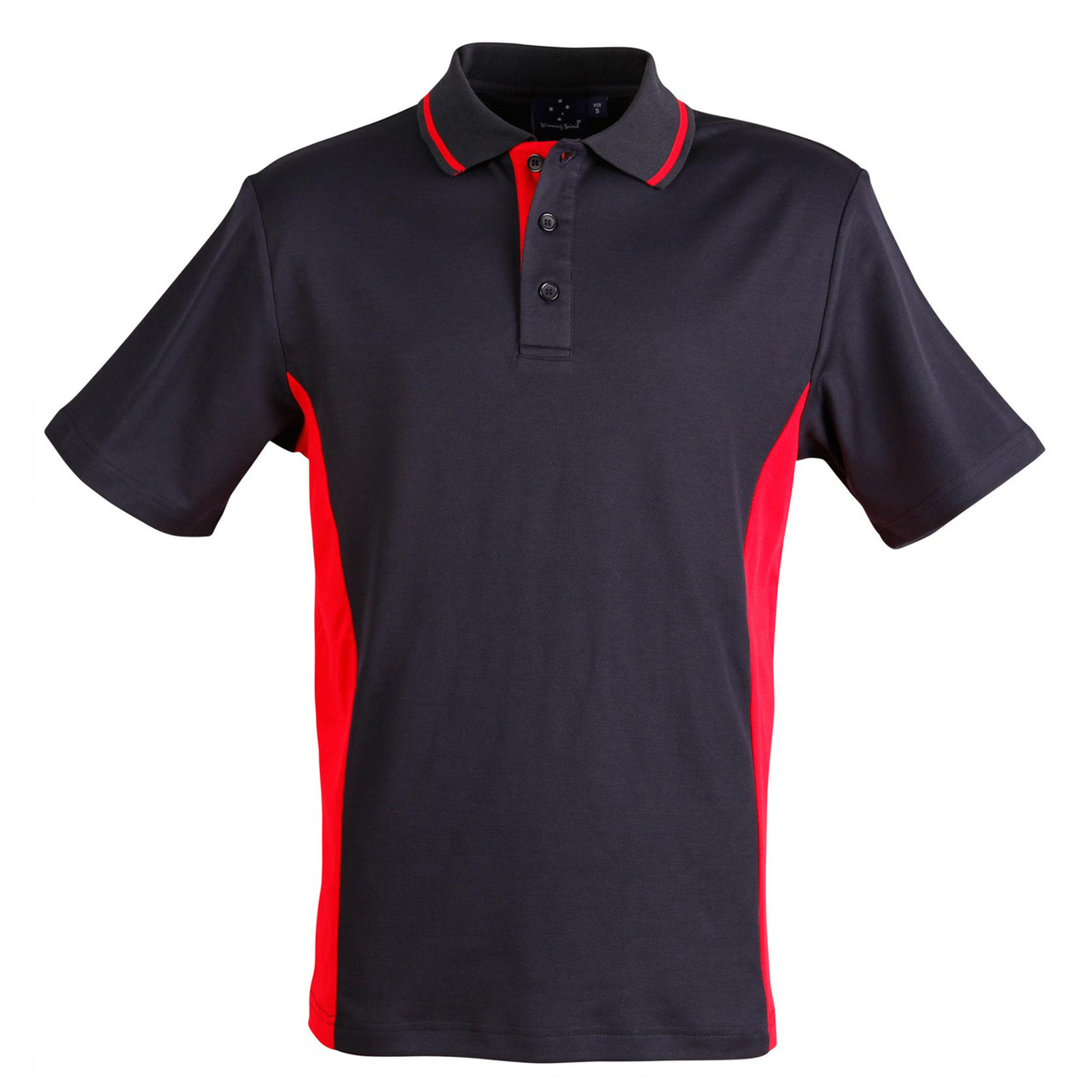 Mens TrueDry Contrast Short Sleeve Polo Shirt Bulk Buy Plain Teamwear