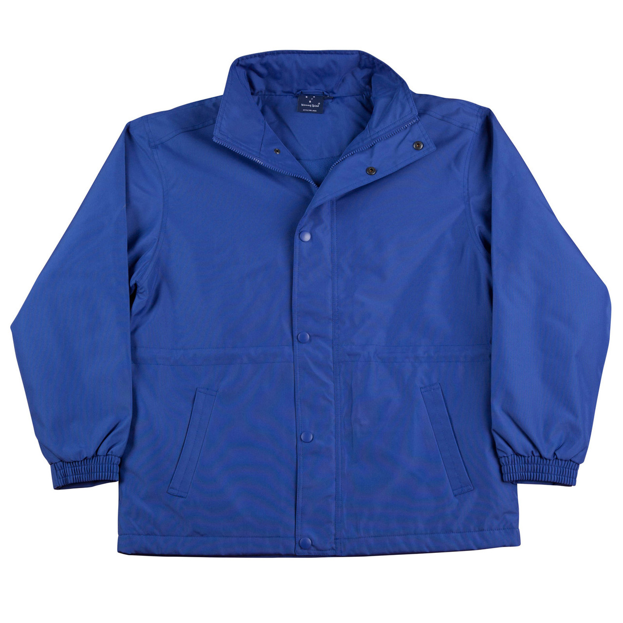 Buy Plain Oxford Shell Polar Fleece Jacket | Shop Contrast Outerwear Online