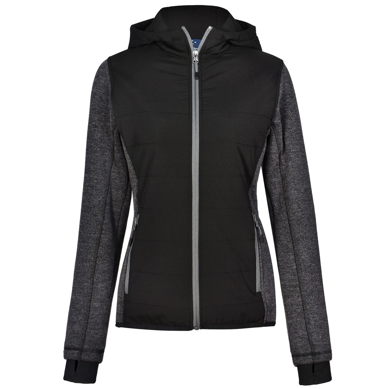 Ladies Heather Bonded Coral Fleece Jacket Shop Quilted Winter Jacket