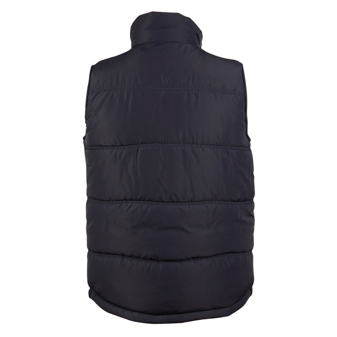 Unisex Heavy Quilted Puffer Vest | Black Navy | Shop Plus Size Jackets ...