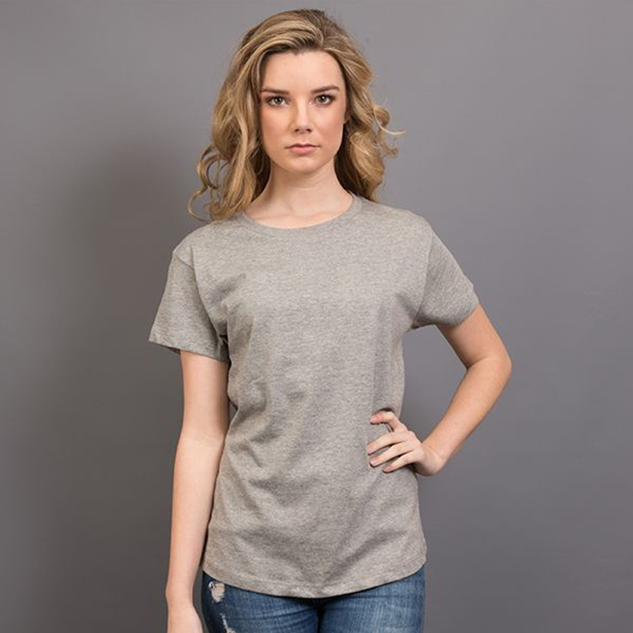 Ladies Combed Cotton Tee | Bulk Discount Plain Womens Tshirts Online