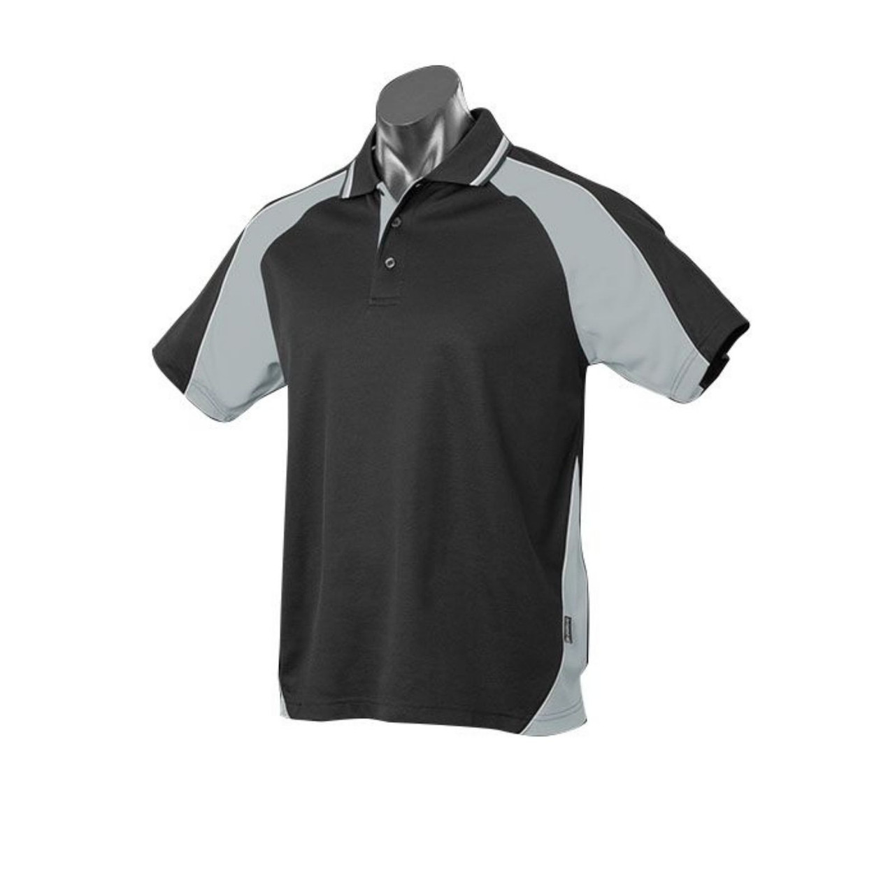 Mens Tri Colour DriWear Polo Shirt | Shop Blank Team Sports Wear Online