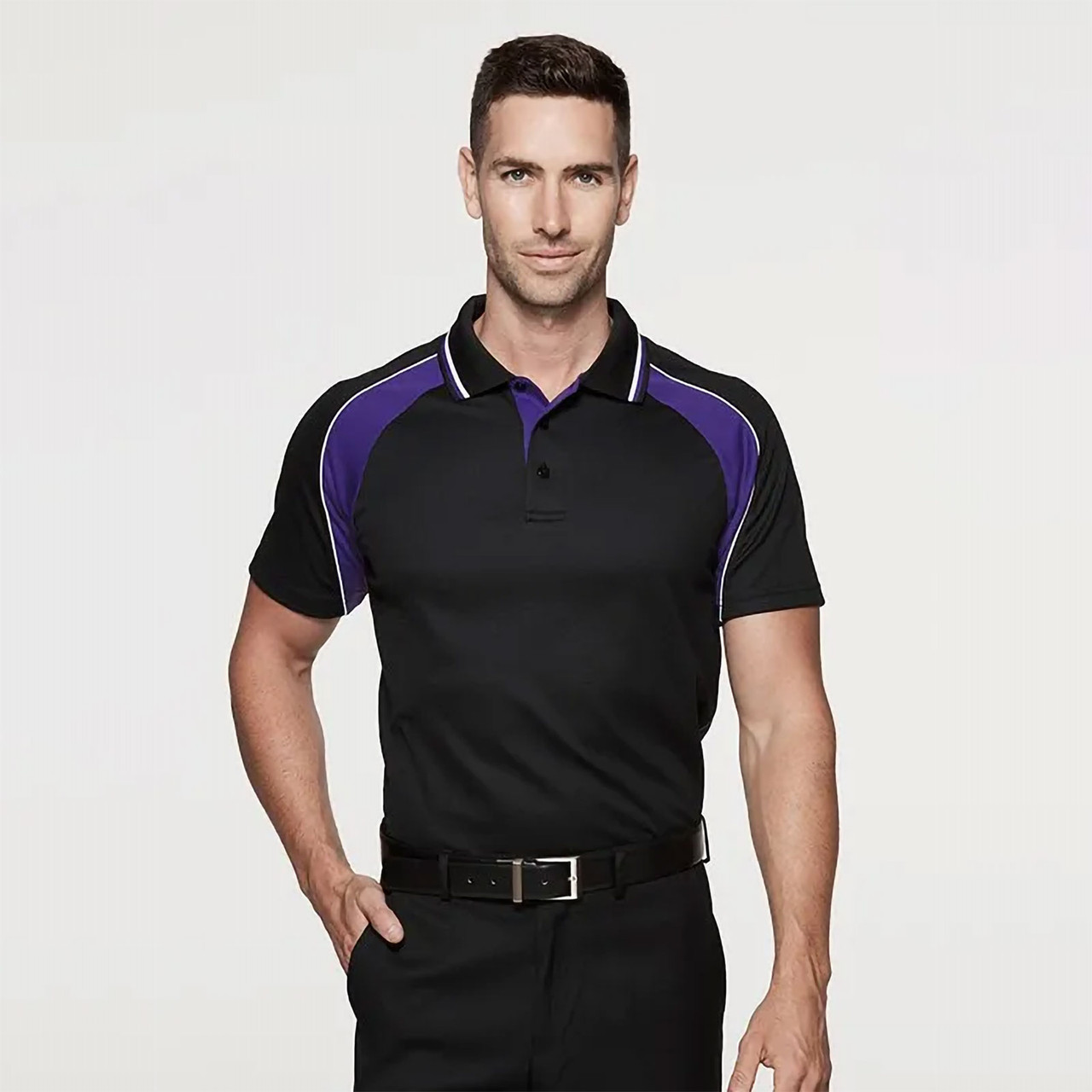 polo faxon low black