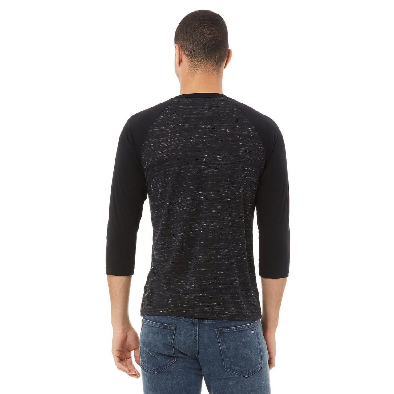 Unisex Eco 3/4 Sleeve Raglan Tee - Blank Clothing Australia