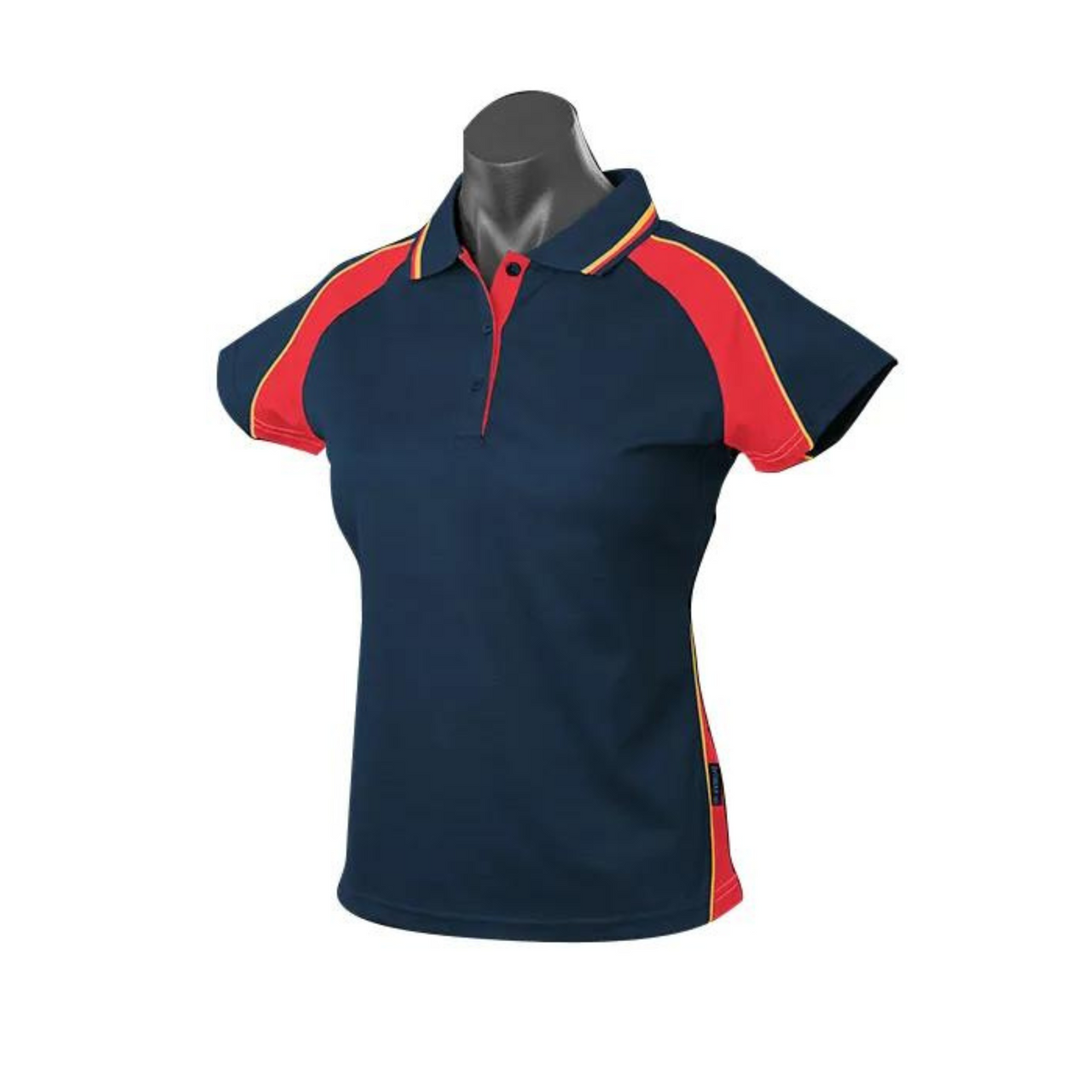Shop Womens Tri Colour DriWear Polo Shirt Active Sports Wear Online