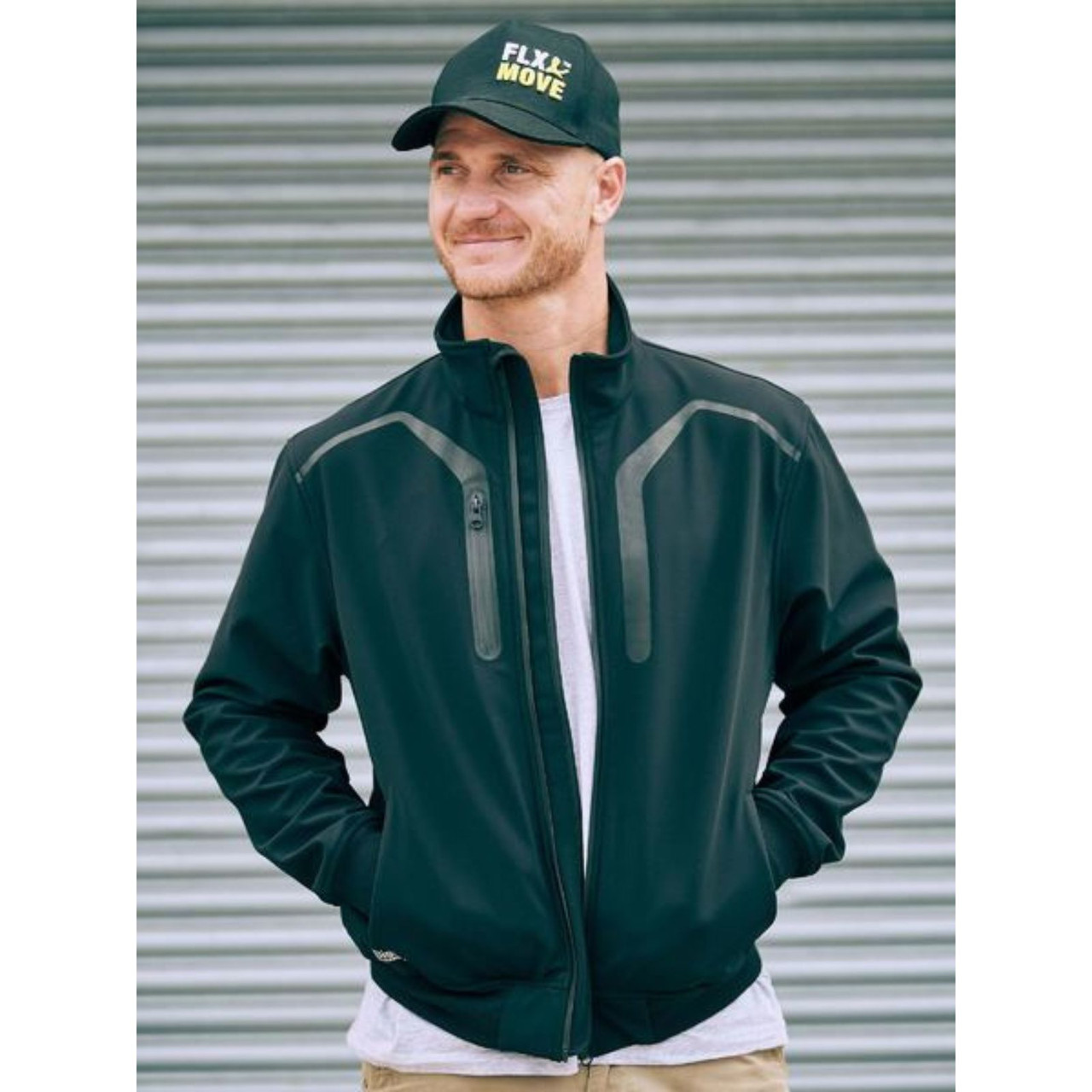 Bisley Mens Premium Soft Shell Waterproof Bomber Jacket. Shop Online