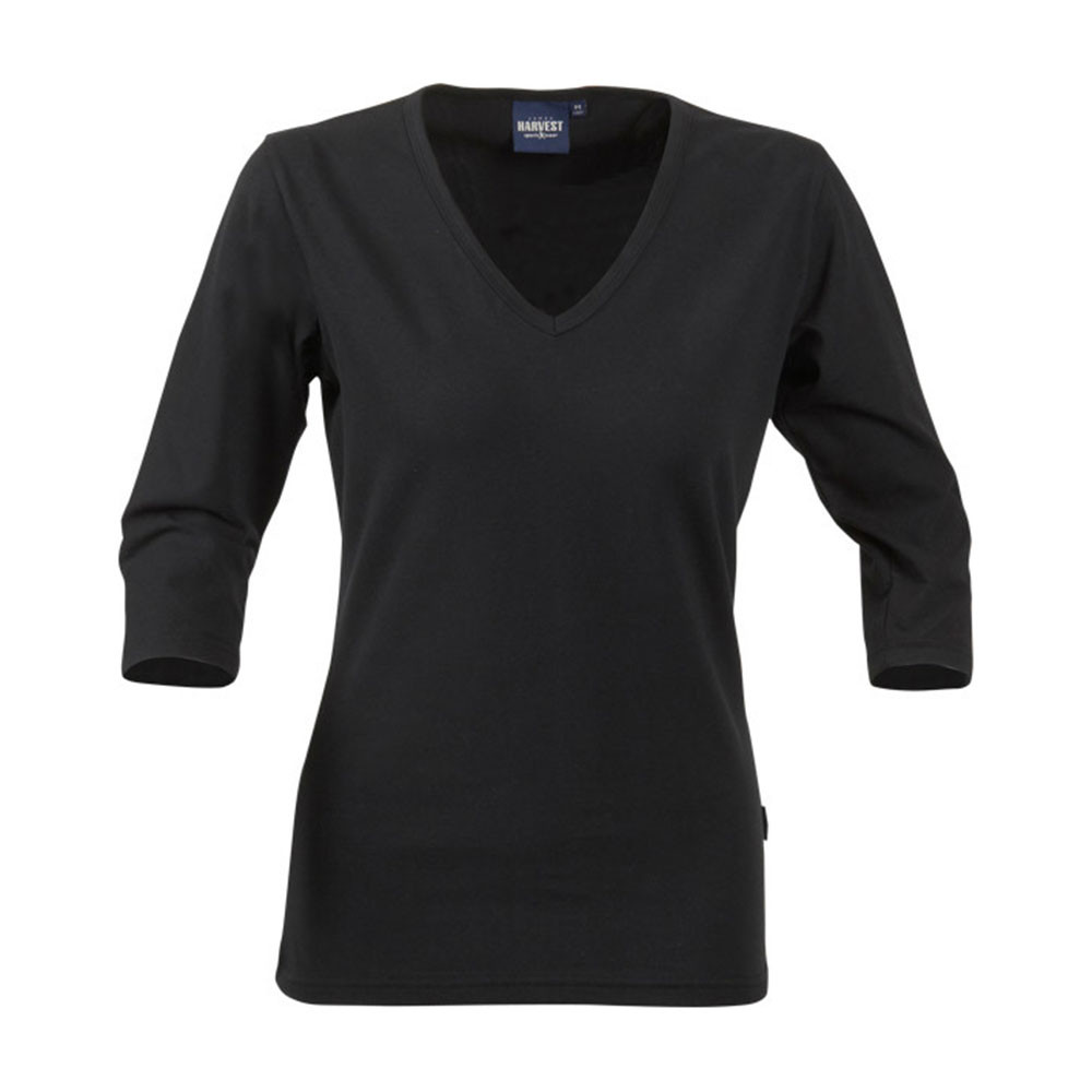 LYNN | V neck stretch women 3/4 sleeves 