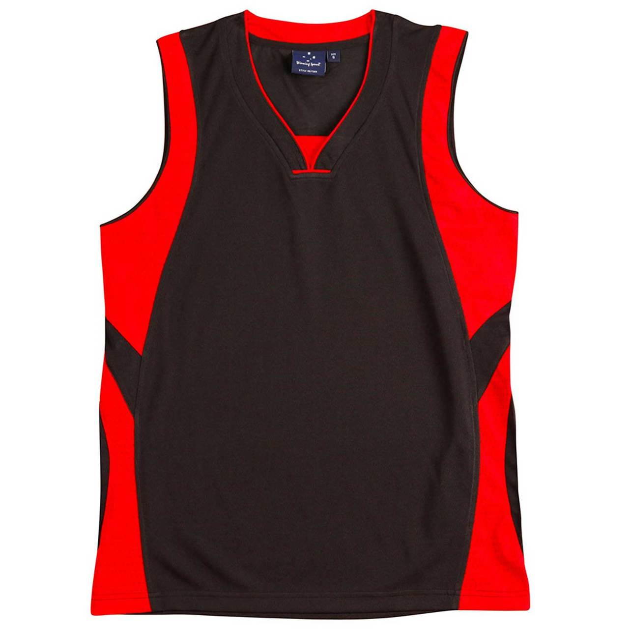 plain red basketball jersey