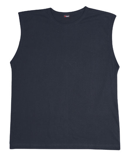 plain black muscle tee