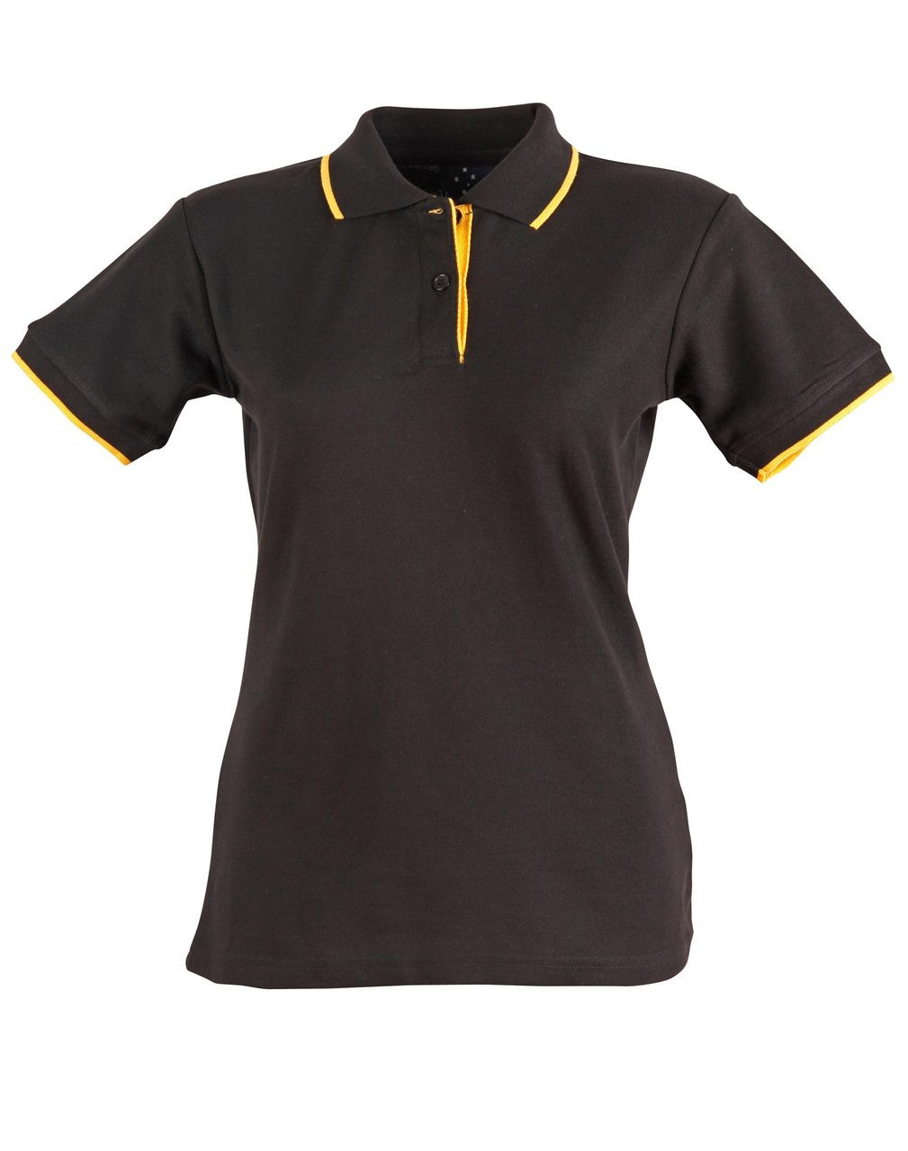 polo shirt black and gold