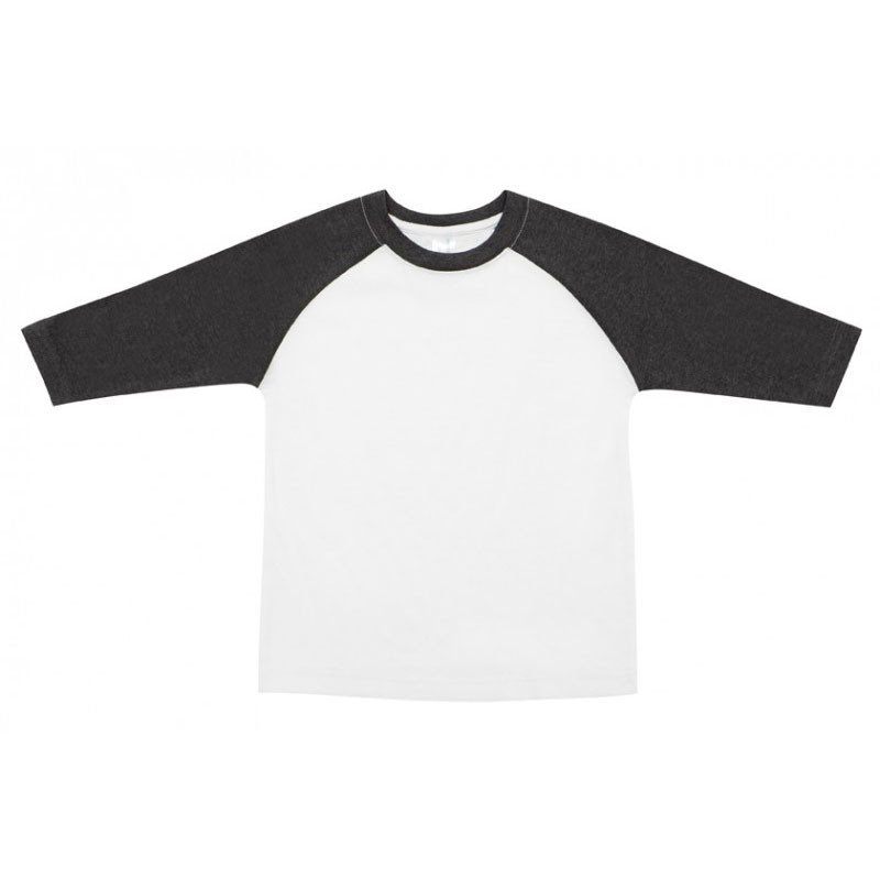 Kids Baseball TShirts 3/4 Sleeves Shop Childrens Blank Clothing