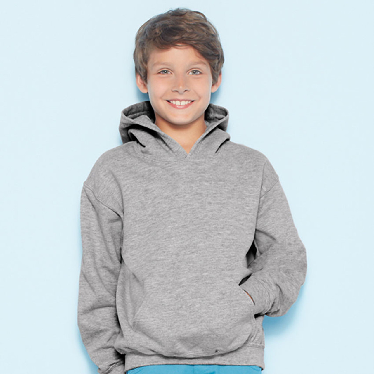 youth plain hoodie | gildan wholesale plain clothing | kids blank ...