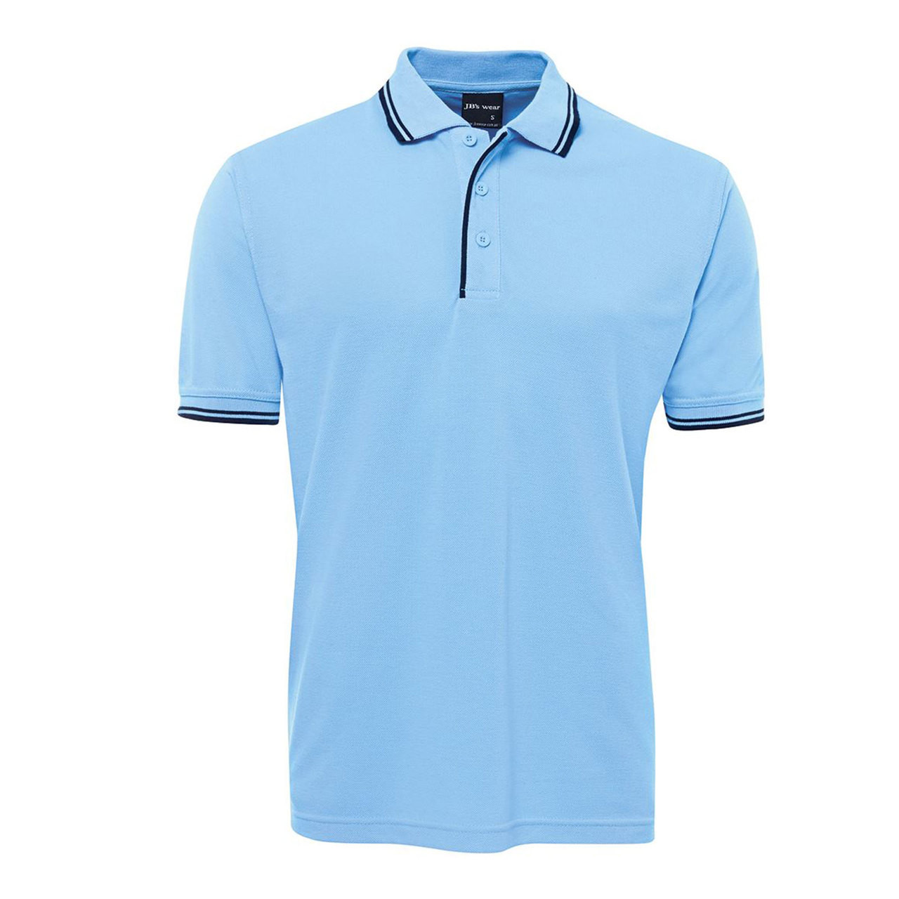 TOPAZ | Mens Contrast Pique Polo 
