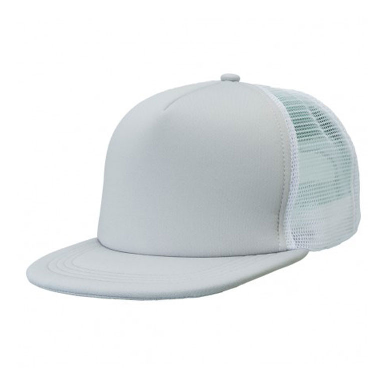 wholesale plain flat peak trucker cap blank clothing hats online