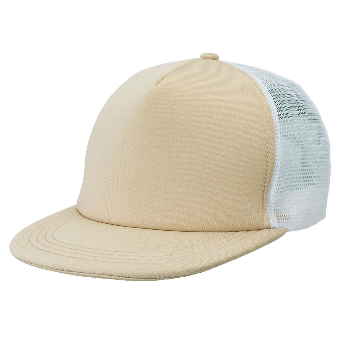 wholesale plain flat peak trucker cap blank clothing hats online