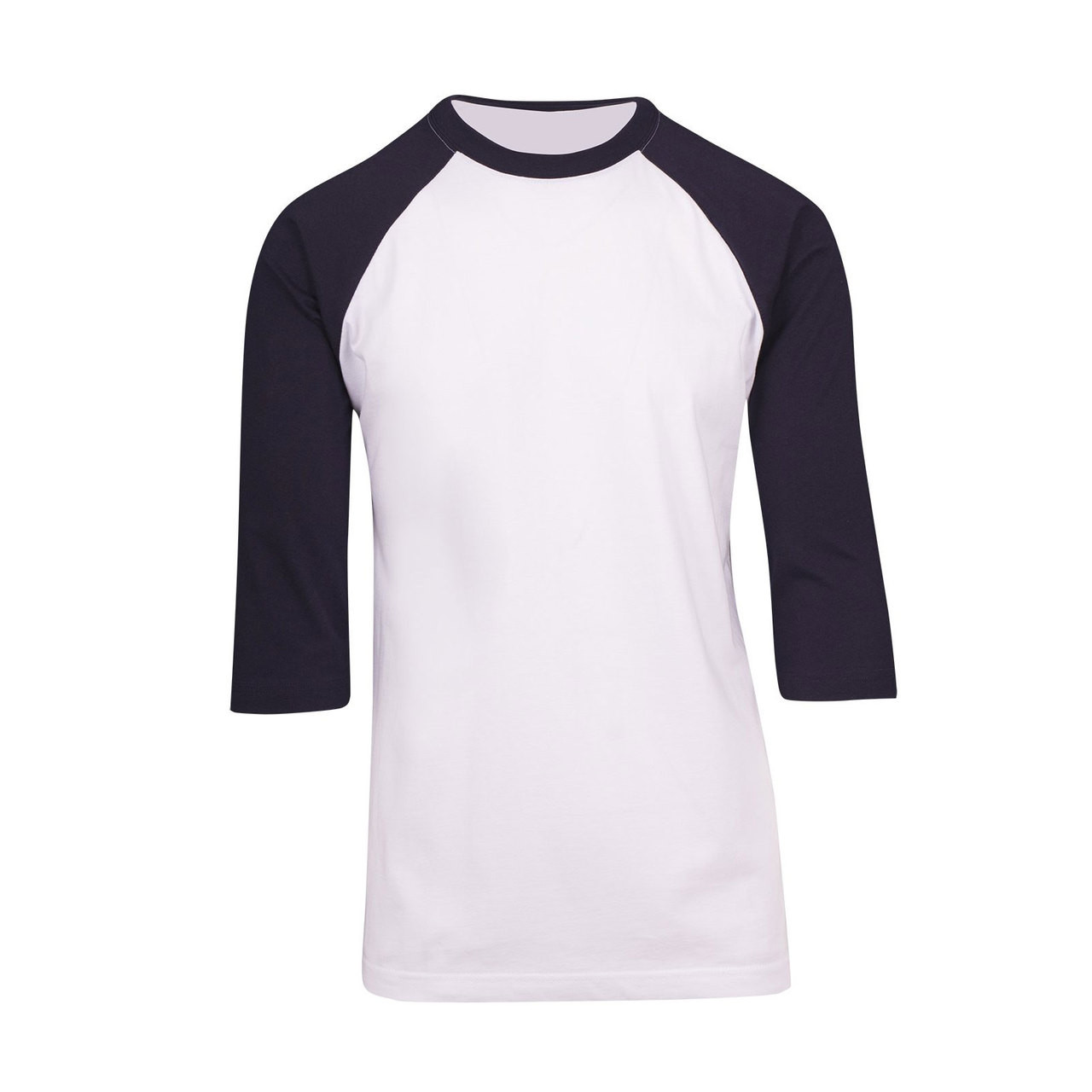 Shop Men's Baseball T-Shirts 3/4 Sleeves Blank Clothing Australia - Main Image