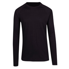 Unisex Plain Polyester Long Sleeve 
