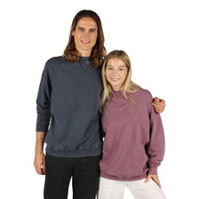 Bulk Buy Unisex Plain Stone Washed Sweaters Online
