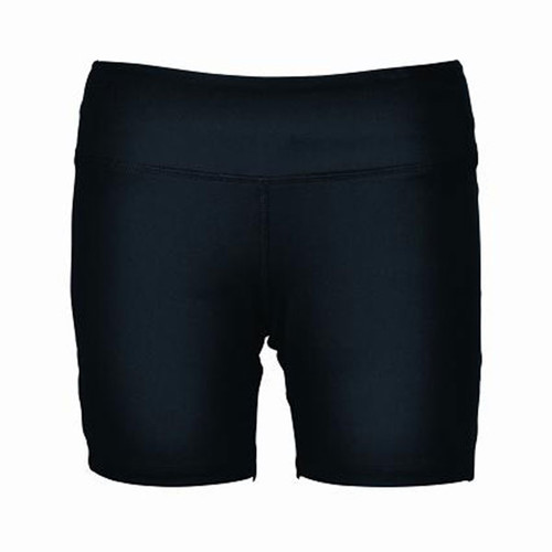 Ladies Plain Stretch Gym Shorts with Pocket | Blank Clothing Online