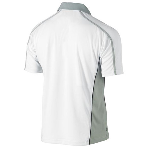 Bisley Painter's Contrast Cool Mesh Polo Shirt in White | Shop Online