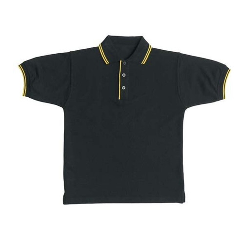 contrast pique polo | kids clothing | wholesale children blank polo shirts