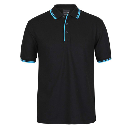 TOPAZ | Mens Contrast Pique Polo | Wholesale Plain Polo Shirts Online