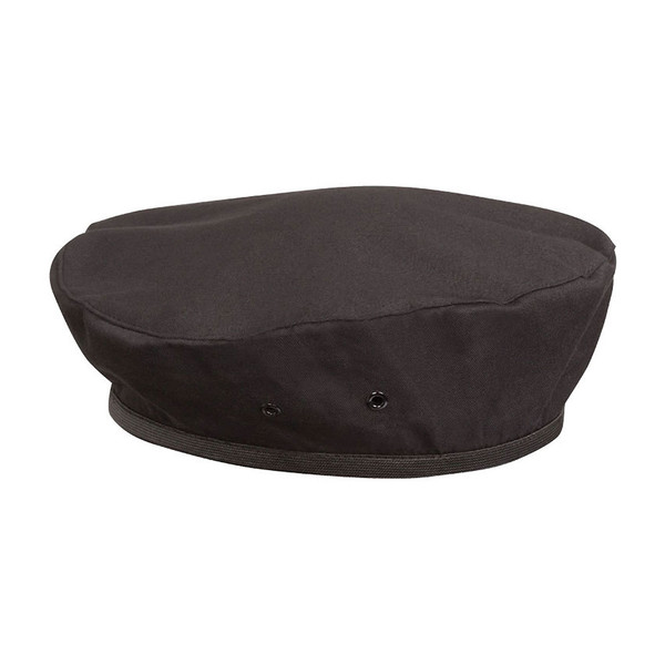 buy plain black chef beret online