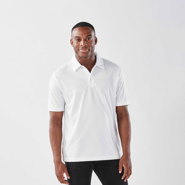 Quick Dry H2X-DRY® Mens Sport Polo in White