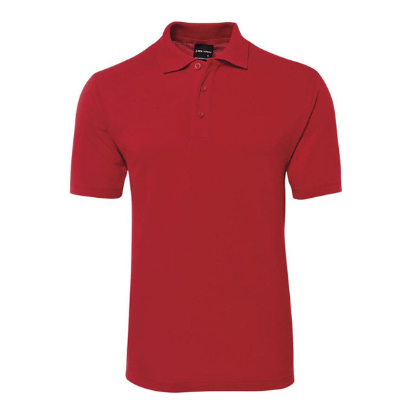 Bulk buy Plain Poly/Cotton Knit Polo | Red