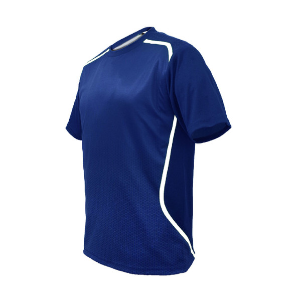Wholesale Sublimated Sports TShirt | Royal+White