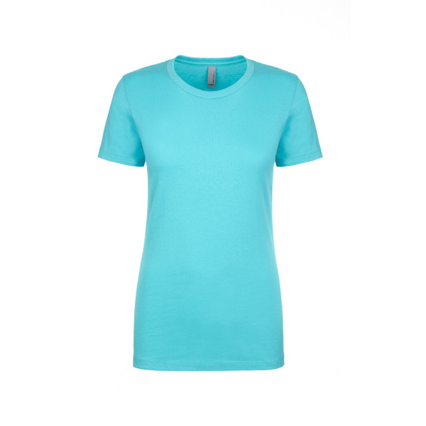 Online Bulk Blank Ladies Boyfriend T-shirt | Tahiti Blue