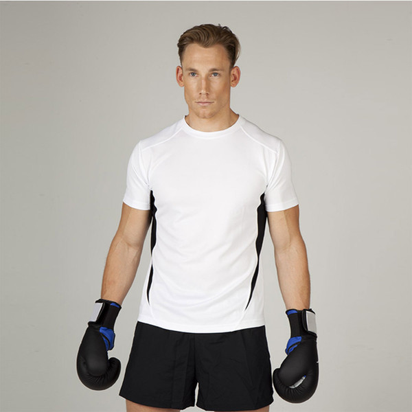 Mens Sports Contrast Active Tshirts