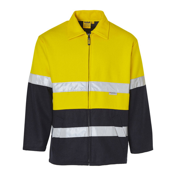 Yellow | Hi Vis Wool Blend Jacket + 3M Tape