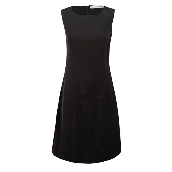 Navy | Womens Sleeveless Stretch Shift Dress
