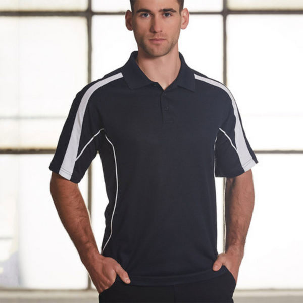 Mens TrueDry Contrast Sport Polo Shirt PS53 Blank Clothing
